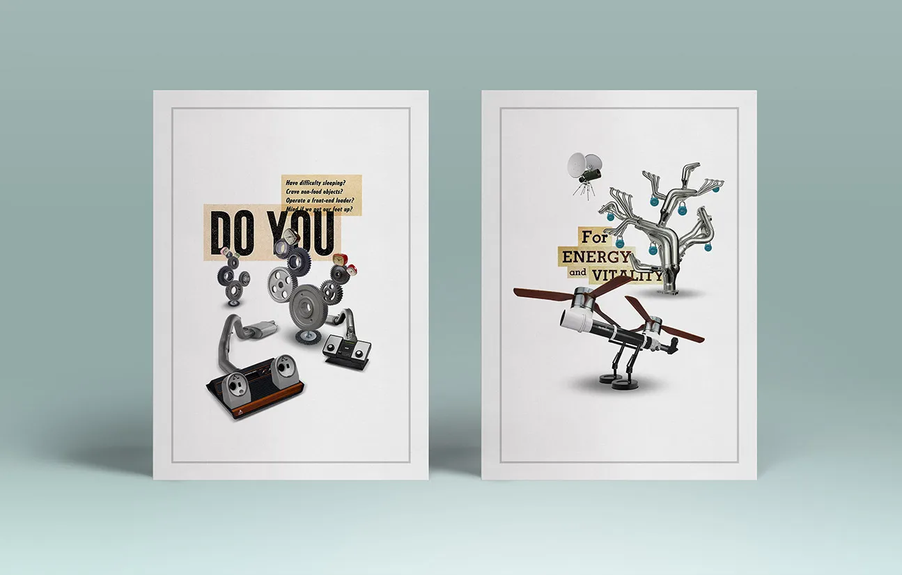 Two framed Robology prints